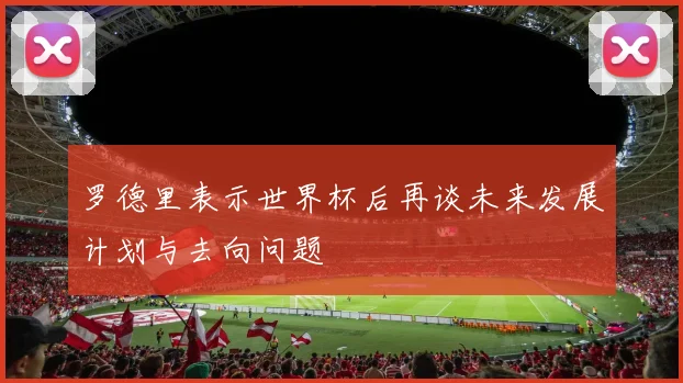 罗德里表示世界杯后再谈未来发展计划与去向问题