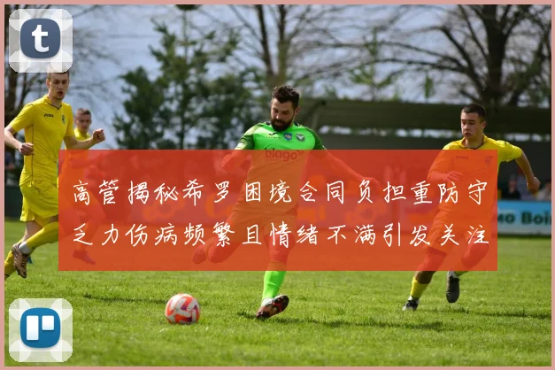 高管揭秘希罗困境合同负担重防守乏力伤病频繁且情绪不满引发关注